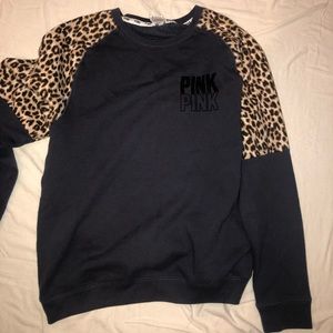 Pink crew neck